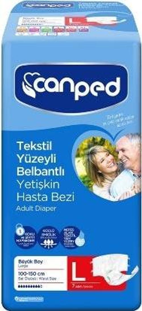 Hasta Bezi Belbantlı Tekstil Büyük 7'li (2'li)