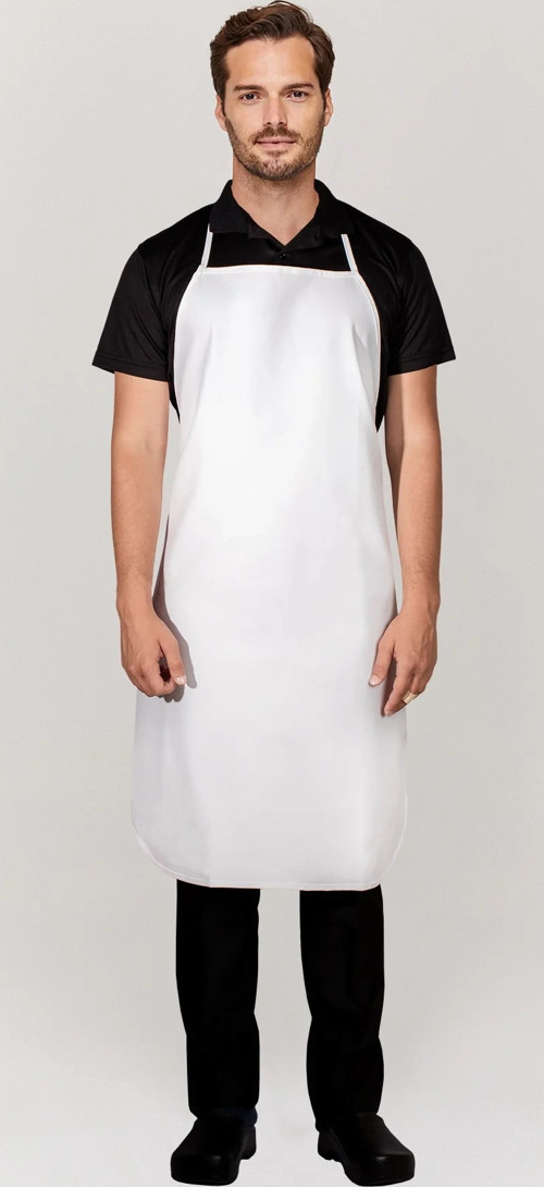 PVC Ön Önlük Beyaz