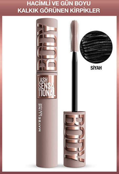 Lash Sensational Body Maskara - Hacimli ve Gün Boyu Kalkık Görünen Kirpikler