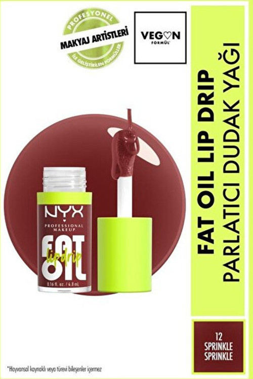 Fat Oil Lip Drip Parlatıcı Dudak Yağı - Sprinkle Sprinkle