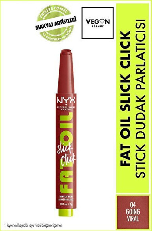 Fat Oil Slick Click Parlatıcı Nemlendirici Nude Tonlu Dudak Balmı - 04 Going Viral