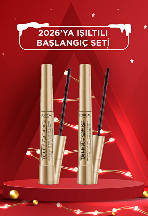 L'Oreal Paris Telescopic Siyah Maskara 2'li Set