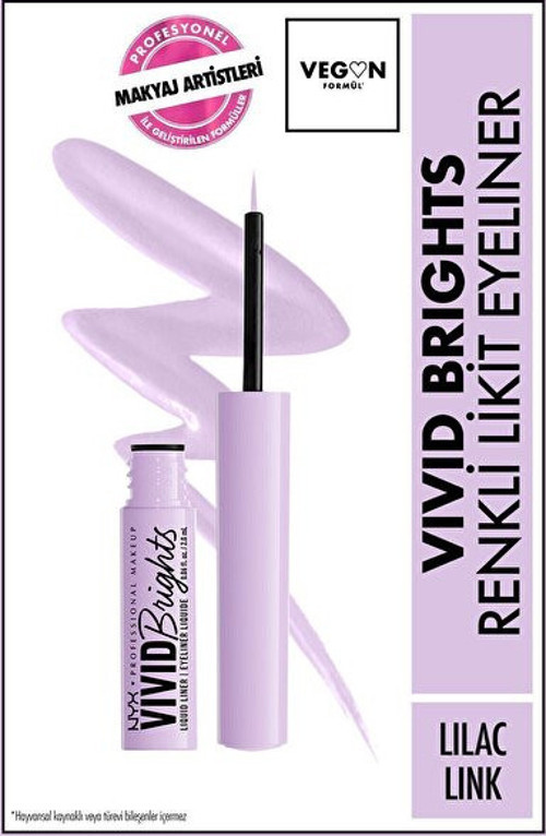 Vivid Brights Likit Eyeliner - Lilac Link