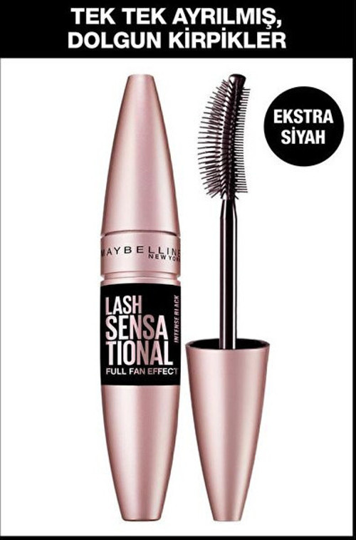 Lash Sensational Yelpaze Etkili Intense Black Maskara - Ekstra Siyah