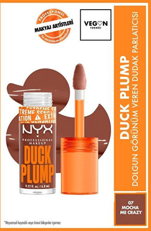 Duck Plump Dolgun Görünüm Veren Dudak Parlatıcısı - 07 Mocha Me Crazy