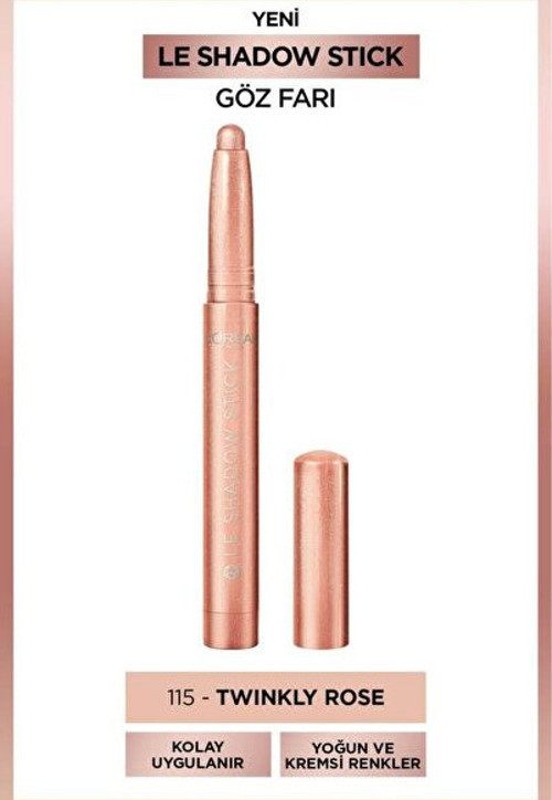 L'Oreal Paris L'Oréal Paris Le Shadow Stick Göz Farı - 115 Twinkly Rose