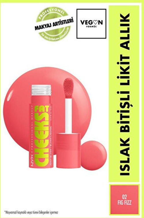 Fat Cheeks Islak Bitişli Likit Allık - 2 Fig Fizz