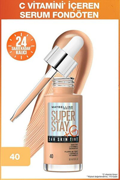 MAYBELLİNE NEWYORK SUPER STAY SKİNTİNT FONDÖTEN 40-