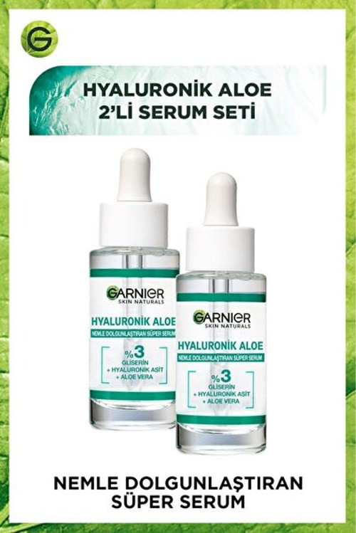 Hyaluronik Aloe Nemle Dolgunlaştıran Süper Serum 30 Ml 2'li Set
