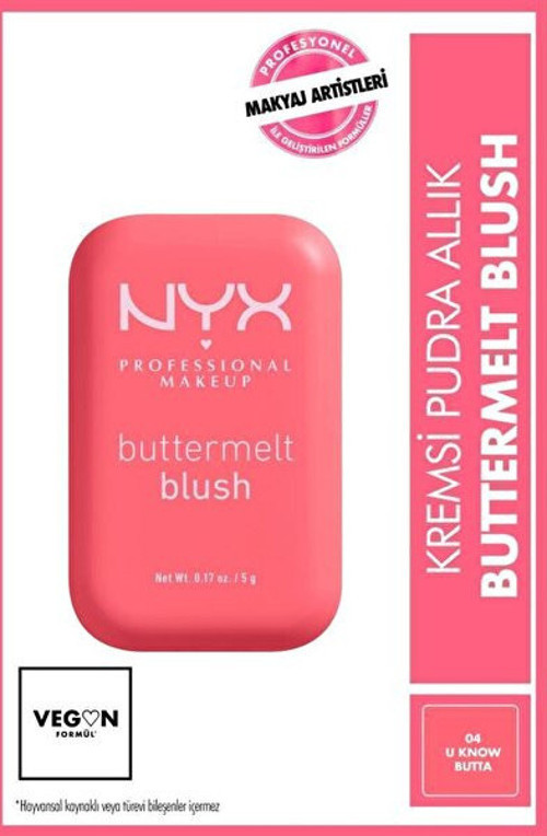 Buttermelt Blush Kremsi Pembe Pudra Allık - 04 U Know Butta