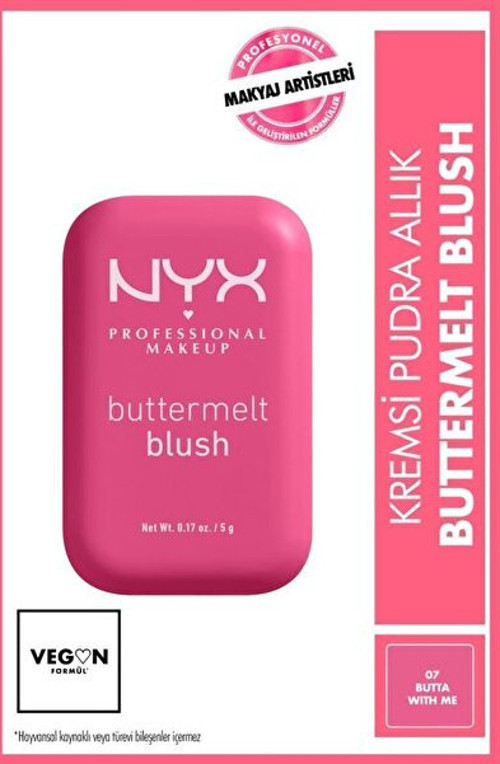 Buttermelt Blush Kremsi Pembe Pudra Allık - 07 Butta With Me