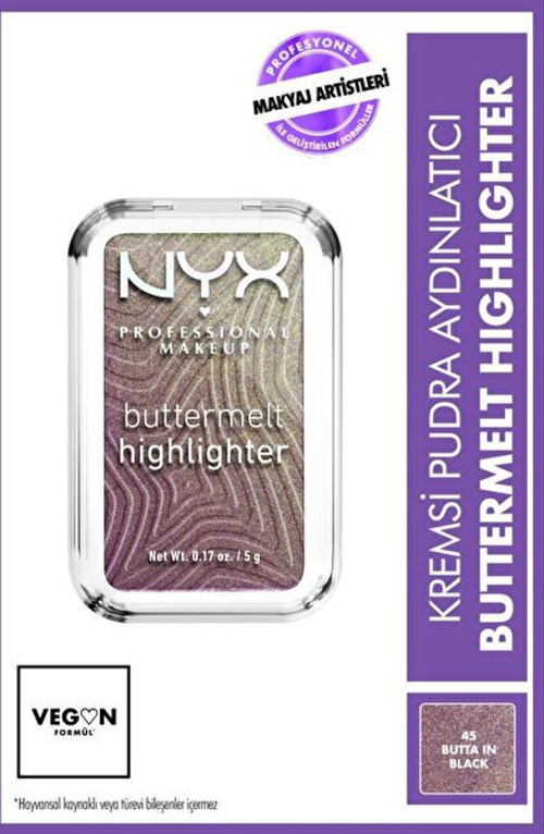 Buttermelt Highlighter Kremsi Pudra Aydınlatıcı - 45 Butta In Black