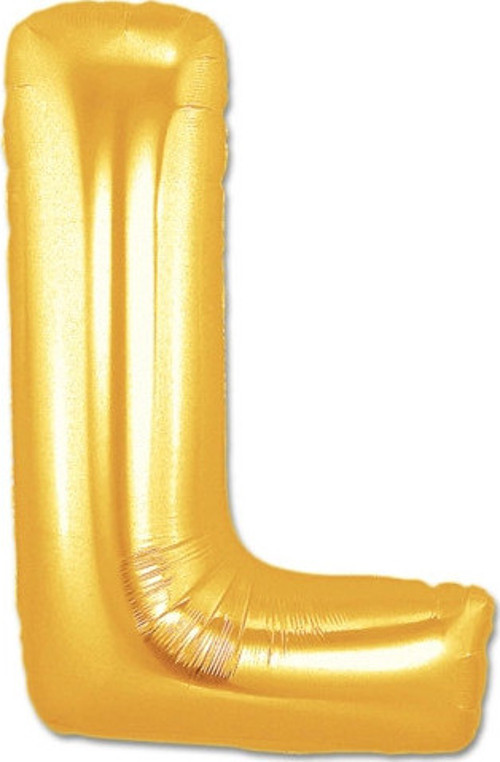 Parti Aksesuar L Harf Folyo Balon Altın Renk 40 inç