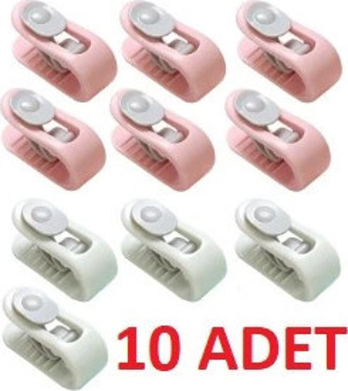 Mandallı Yorgan Sabitleme Klipsi 10 Adet