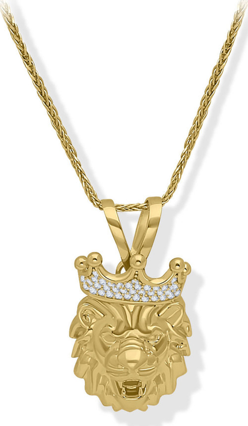 Aslan Model Altın Erkek Kolye (KLY0984)