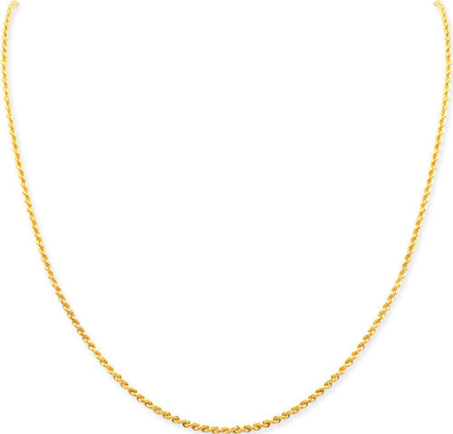 50 Cm İnce Altın Halat Zincir (KLY0484)