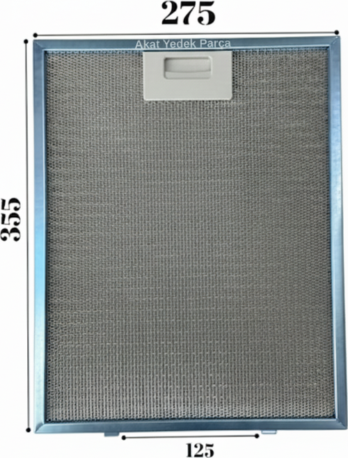 Pera İle Uyumlu Ecofresh YP60 Davlumbaz Metal Yağ Filtresi