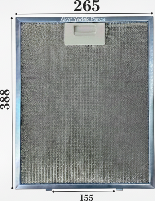 Bosch İle Uyumlu DWW06W450B Davlumbaz Metal Yağ Filtresi