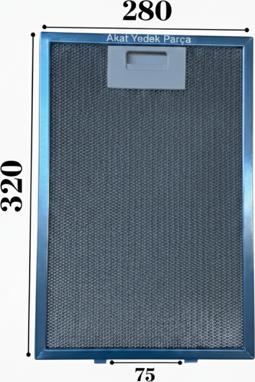 Siemens İle Uyumlu LC66671GB Davlumbaz Metal Yağ Filtresi