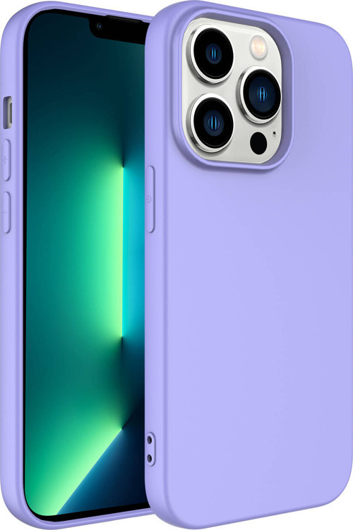 iPhone 14 Pro Max Uyumlu MKST LSR Lansman Kılıf-Lila