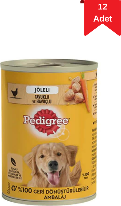 Tavuklu Yetişkin Köpek Konservesi 400 Gr X 12 Adet