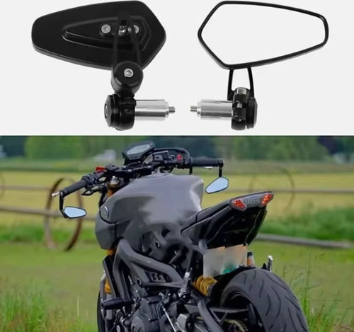 Motosiklet Gidon Aynası Siyah Tak Kullan