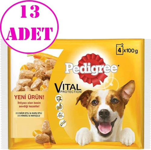 Pouch Köpek Konservesi 4 X 100 Gr 13 Ad