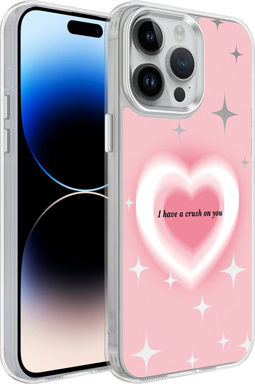iPhone 14 Pro Uyumlu AiHTTgli Parlak Tasarımlı MKST Mimbo Kılıf-NO1