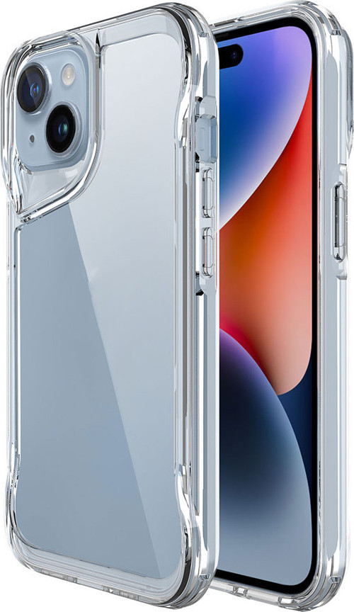 iPhone 15 Uyumlu MKST T-Max Kılıf-Renksiz