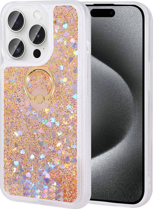 iPhone 15 Pro Uyumlu MKST Milce Kılıf-Gold