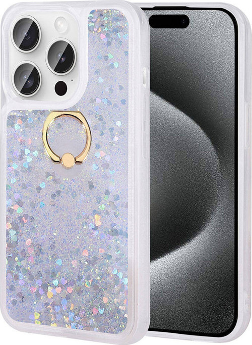 iPhone 15 Pro Uyumlu MKST Milce Kılıf-Gümüş
