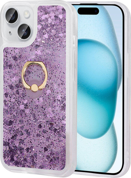 iPhone 15 Plus Uyumlu MKST Milce Kılıf-Mor