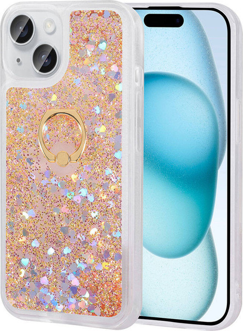 iPhone 15 Plus Uyumlu MKST Milce Kılıf-Gold