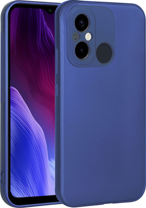 Redmi 12C Kılıf MKST Premier Silikon Kapak - Saks Mavi
