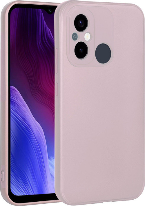 Redmi 12C Kılıf MKST Premier Silikon Kapak - Rose Gold