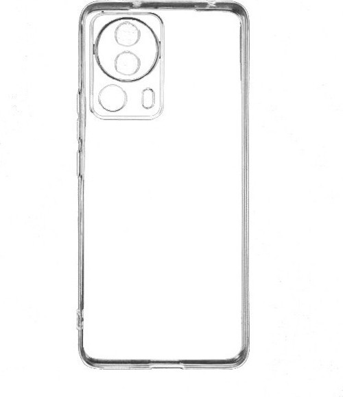 Mi 13 Lite Kılıf MKST Süper Silikon Kapak - Renksiz