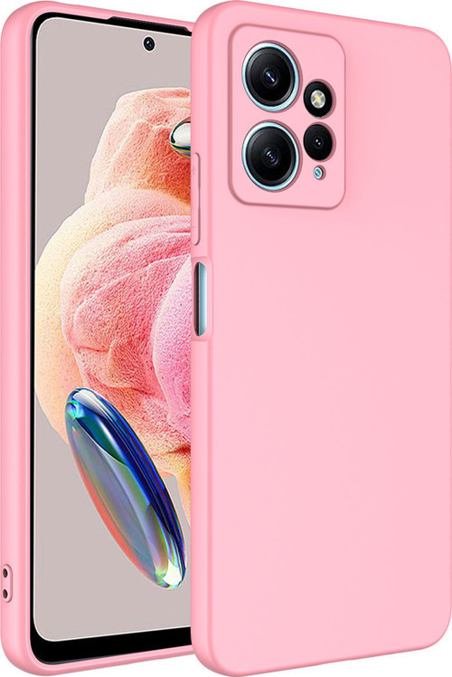 Redmi Note 12 4G Kılıf MKST Mara Lansman Kapak - Pembe