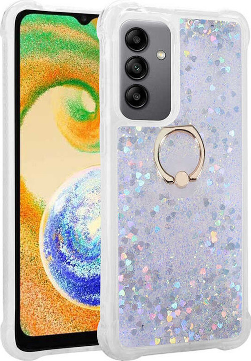 Galaxy A14 Kılıf MKST Milce Kapak - Gümüş
