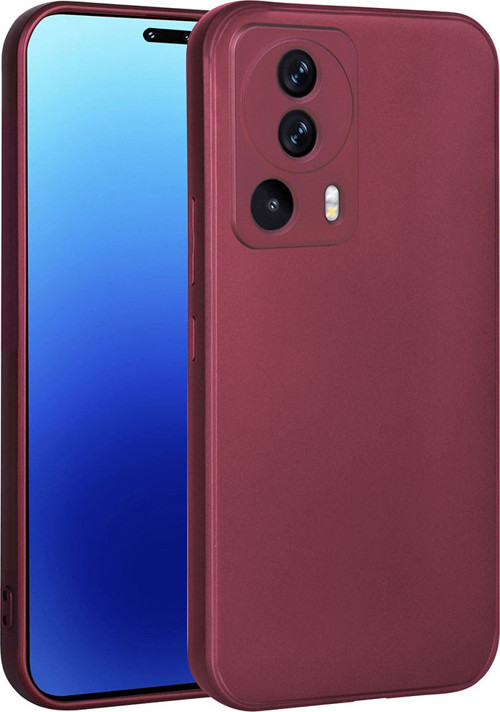 Mi 13 Lite Kılıf MKST Premier Silikon Kapak - Mürdüm