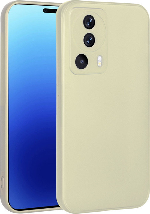 Mi 13 Lite Kılıf MKST Premier Silikon Kapak - Gold