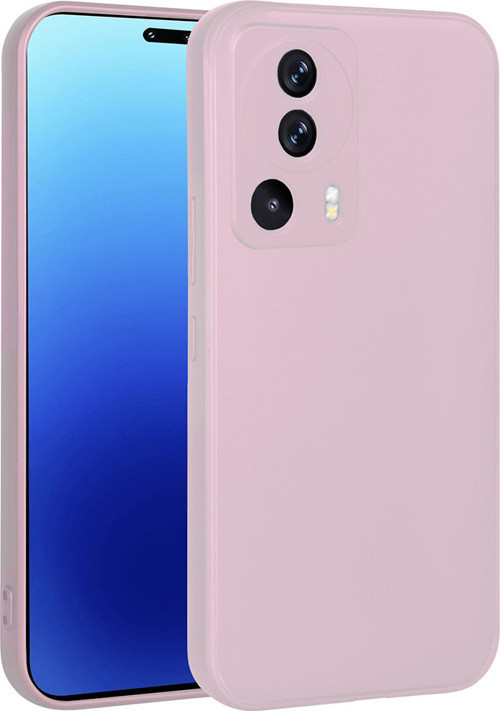 Mi 13 Lite Kılıf MKST Premier Silikon Kapak - Rose Gold