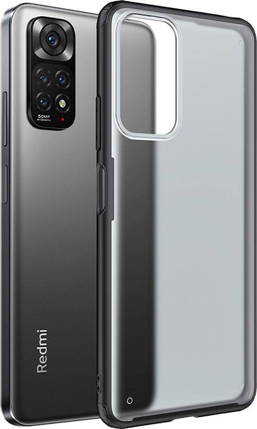 Redmi Note 11 Global Kılıf MKST Volks Kapak - Siyah