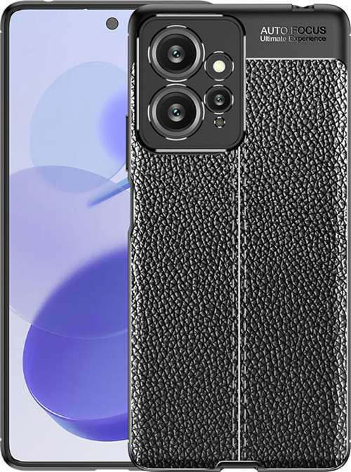 Redmi Note 12 4G Kılıf MKST Niss Silikon Kapak - Siyah