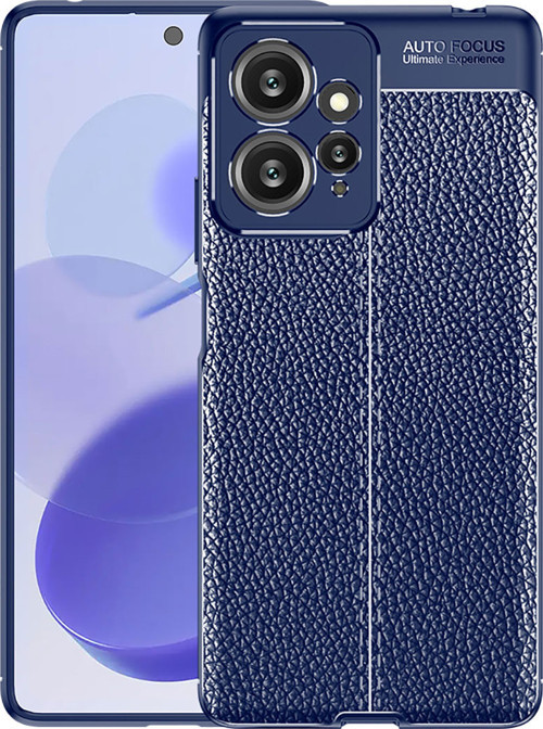 Redmi Note 12 4G Kılıf MKST Niss Silikon Kapak - Lacivert
