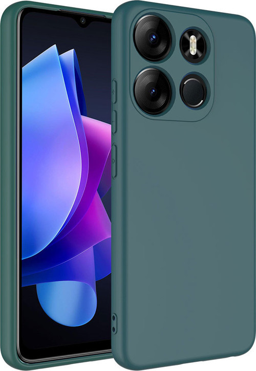 Tecno Spark Go 2023 Kılıf MKST Mara Lansman Kapak - Koyu Yeşil