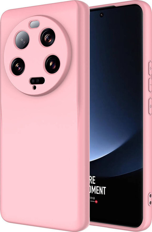 Mi 13 Ultra Kılıf MKST Mara Lansman Kapak - Pembe Açık