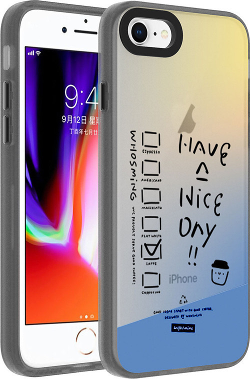 iPhone 8 Kılıf Desenli MKST Dragon Sert Kapak - Have