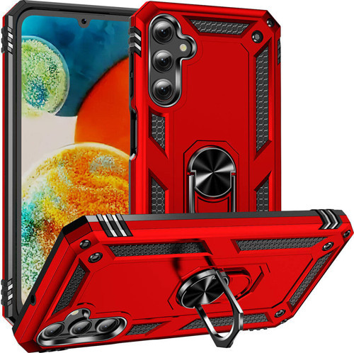 Galaxy A24 Kılıf MKST Vega Kapak - Kırmızı