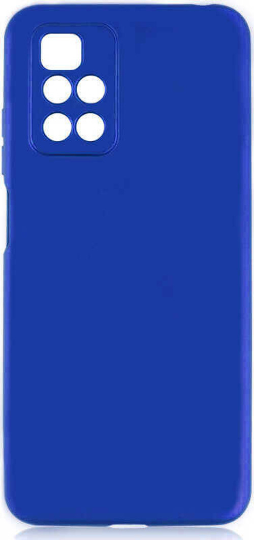 Redmi 10 2022 Kılıf MKST Premier Silikon Kapak - Saks Mavi