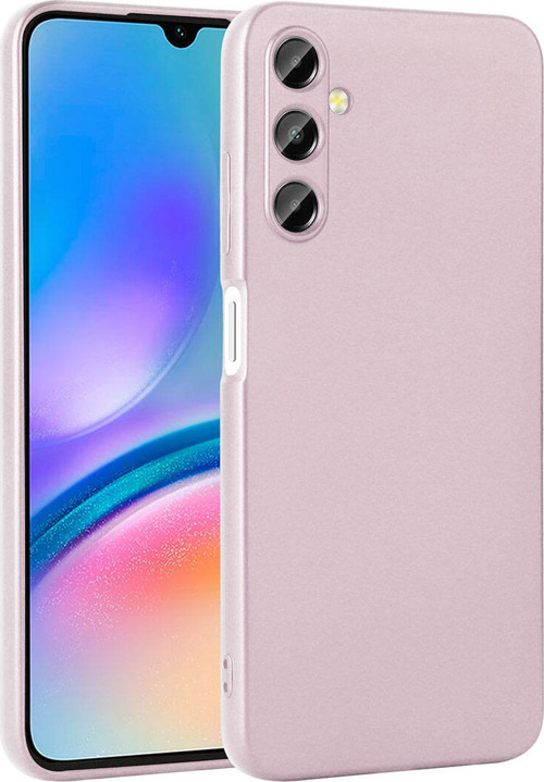 Galaxy A05S Kılıf MKST Premier Silikon Kapak - Rose Gold